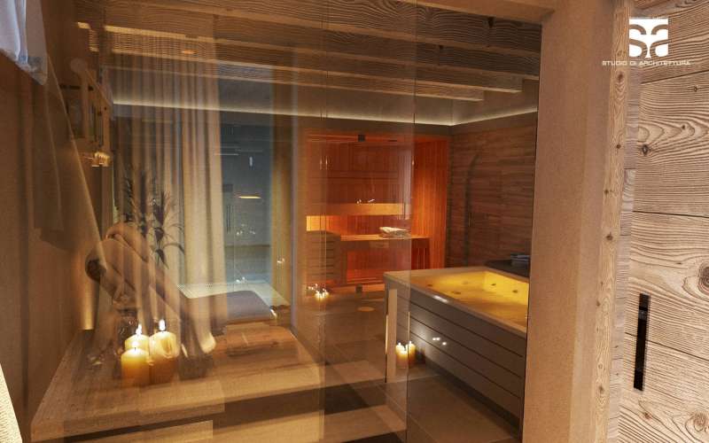 Privat SPA, Erlebnisdusche und Sauna - Villa Vacanze Lake Relais Gargnano