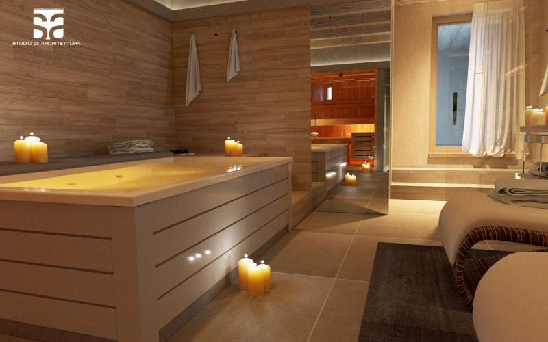 SPA privata, vasca idromassaggio e sauna - Villa Vacanze Lake Relais Gargnano