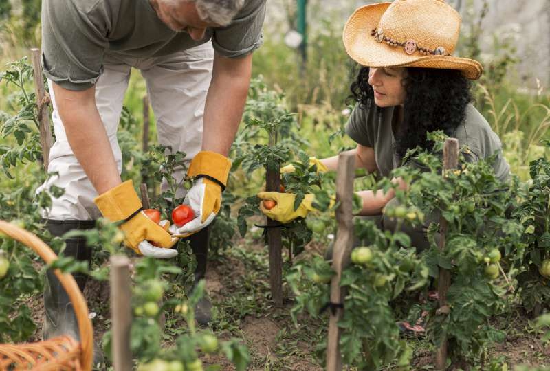 Privater Garten des Relaises
