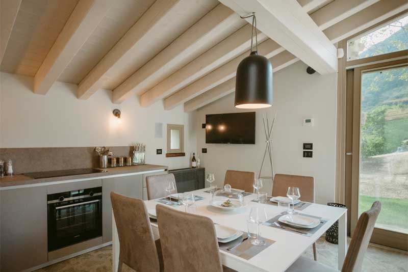 Ferienvilla Gardasee Lake Relais Gargnano  - Küche